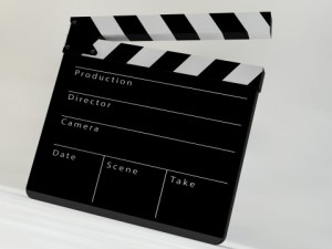film slate clapper 3D Model