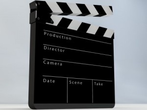 film slate clapper 3D Model