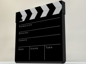 film slate clapper 3D Model