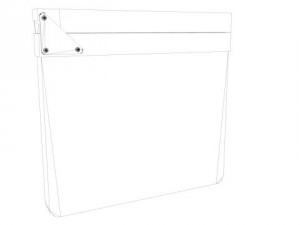 film slate clapper 3D Model