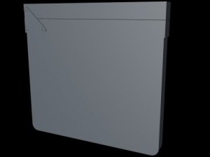 film slate clapper 3D Model