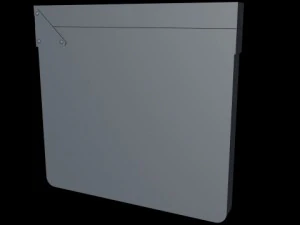 film slate clapper 3D Model