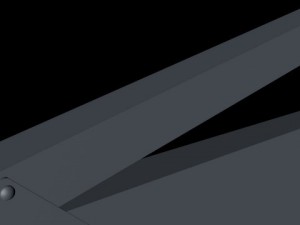 film slate clapper 3D Model