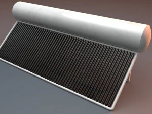 g&uuml;neş enerjili su ısıtıcı 3D Model