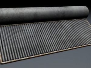 solar water heater 3D 模型