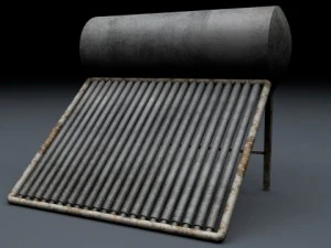 solar water heater 3D Model
