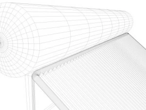 solar water heater 3D Model
