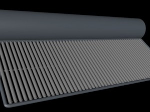 solar water heater 3D 模型