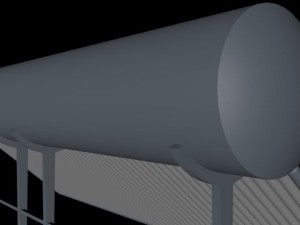 solar water heater 3D 模型