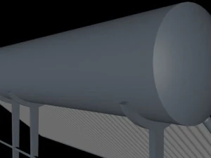 solar water heater 3D Model