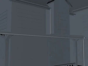 north american type garden state house 3D Model