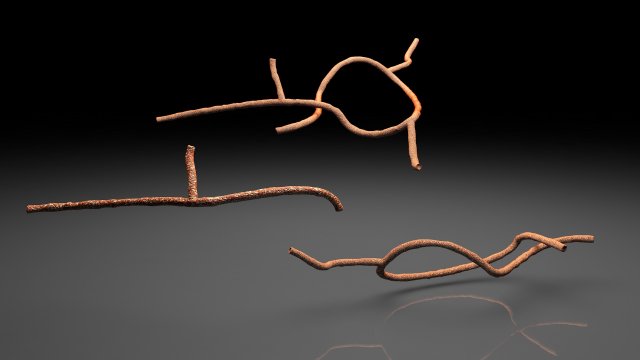 microscopic ebola virus Modello 3D .c4d .max .obj .3ds .fbx .stl .blend 