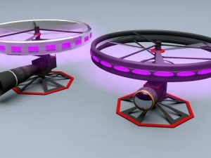 highend camera drone 3D 모델