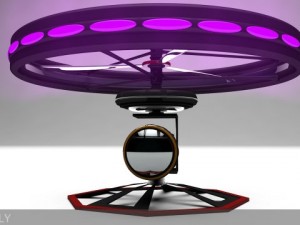 highend camera drone 3D Model