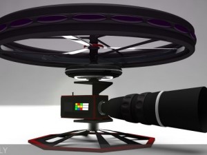 highend camera drone 3D Model