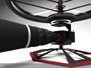highend camera drone 3D Model