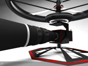 highend camera drone 3D Model