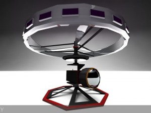 highend camera drone 3D Model