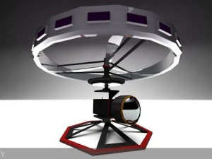 highend camera drone 3D Model