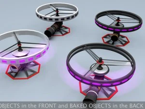 highend camera drone 3D Model