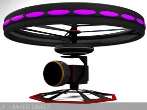 highend camera drone 3D Model