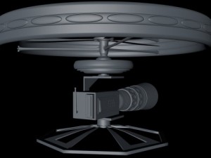 highend camera drone 3D Model