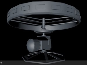 highend camera drone 3D Model