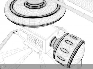 highend camera drone 3D Model