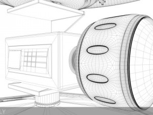 highend camera drone 3D Model