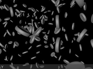 microscopic blood cells 3D Model