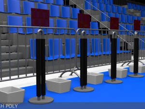 triathlon transition area 3D मॉडल