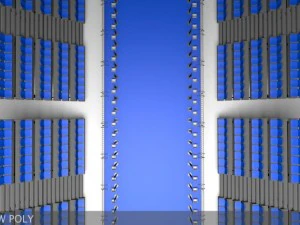 triathlon transition area 3D Model