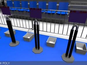 triathlon transition area 3D Model