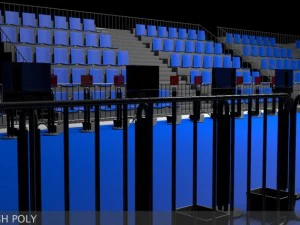 triathlon transition area 3D Model