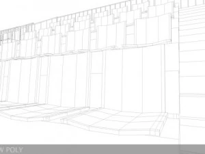 triathlon transition area 3D Model