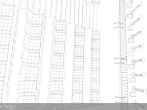triathlon transition area 3D Model