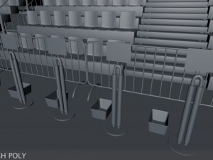triathlon transition area 3D मॉडल