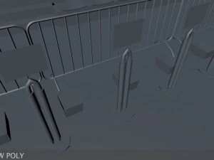 triathlon transition area 3D Model