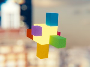 cool cubed audio visualizer 3D Model