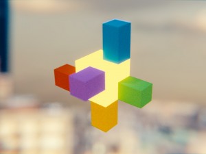 cool cubed audio visualizer 3D Model