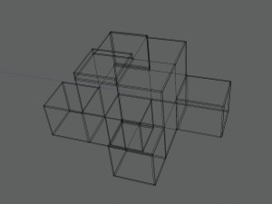 cool cubed audio visualizer 3D Model