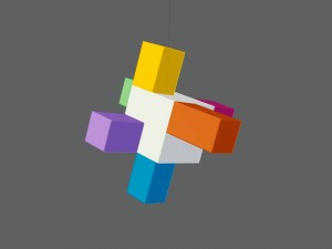 cool cubed audio visualizer 3D Model