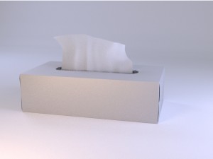 tissue box Model 3D