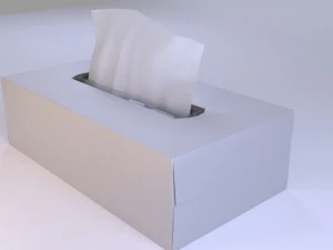 ティッシュボックス 3Dモデル