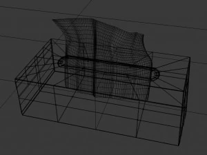 ティッシュボックス 3Dモデル