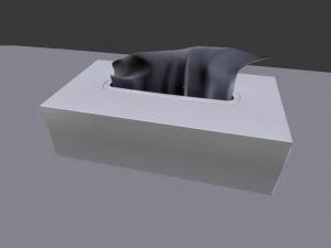 ティッシュボックス 3Dモデル