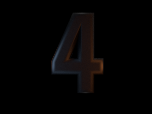 black semi glossy numbers 1-10 CG Textures