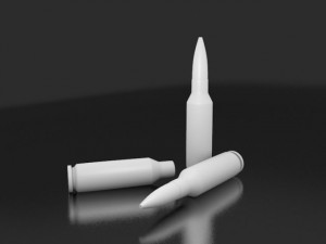 30 millimeter bullet 3D Model