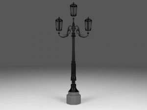 poste de ilumina&ccedil;&atilde;o Modelo 3D