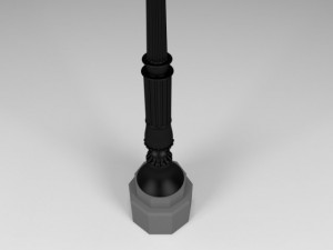 lamp post 3D Model